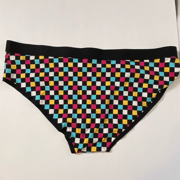Torrid Panties Underwear Womens Curve Hipster Plus Sz 1 Checkered Multicolor NEW - Picture 5 of 10